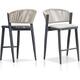 Option Counter Height-Mix Gray Cushion