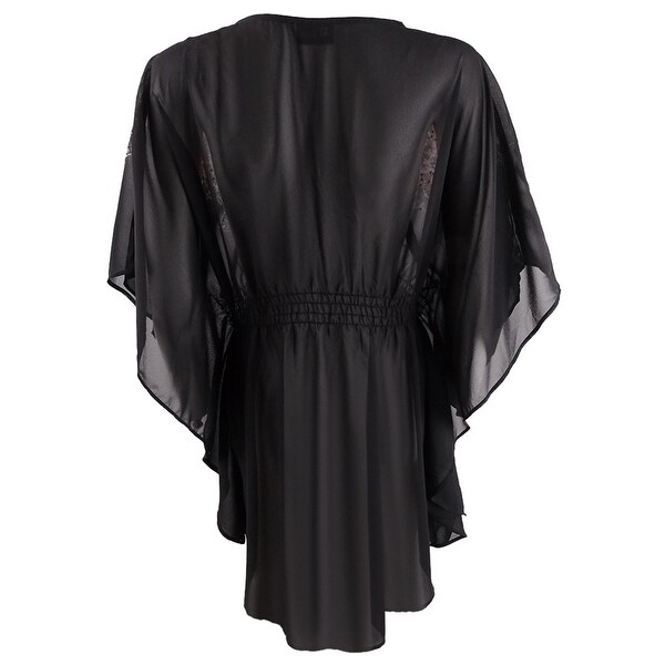 black caftan cover up