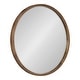 preview thumbnail 27 of 46, Kate and Laurel McLean Round Wood Framed Wall Mirror