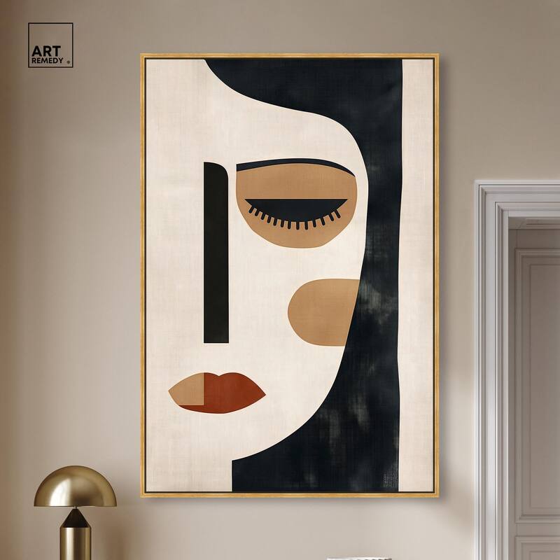 Face Moderne II Canvas by Art Remedy