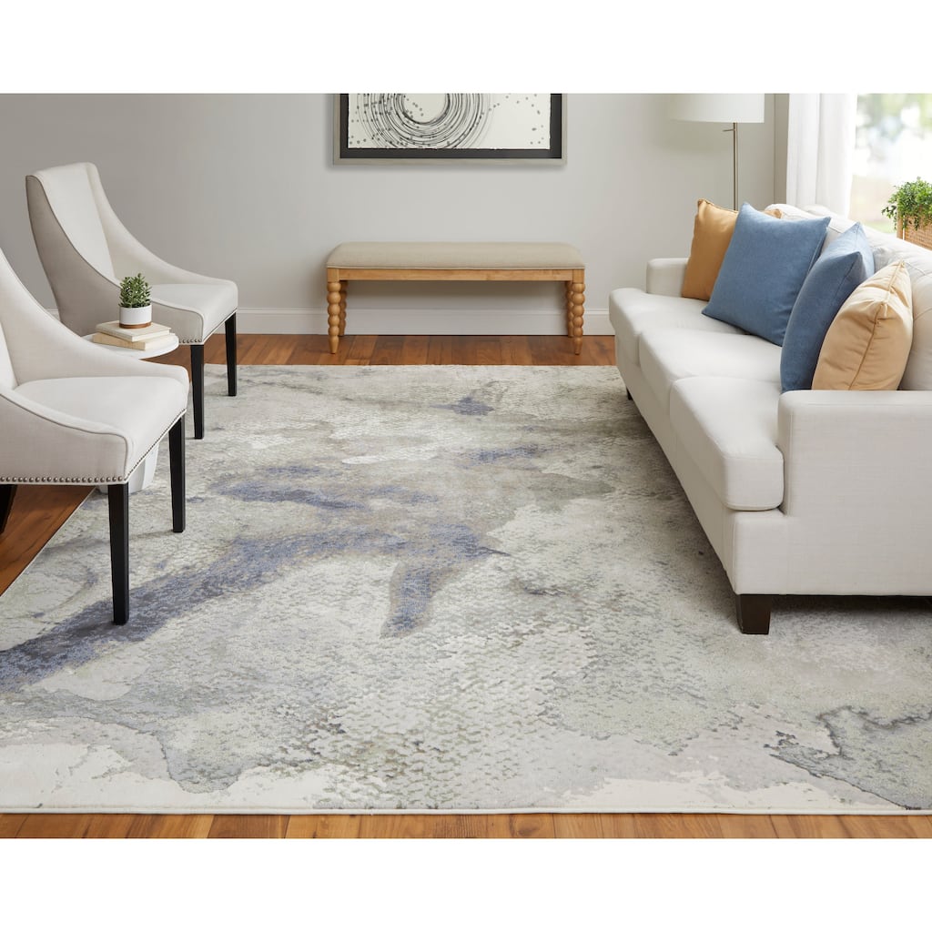 Grand Bazaar Takara Machine Made Abstract Modern Area Rug