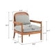 preview thumbnail 10 of 12, Christopher Knight Home - Anna Compact Rattan Accent Chairs with Mid-Century Charm (Set of 2) - 2 Piece