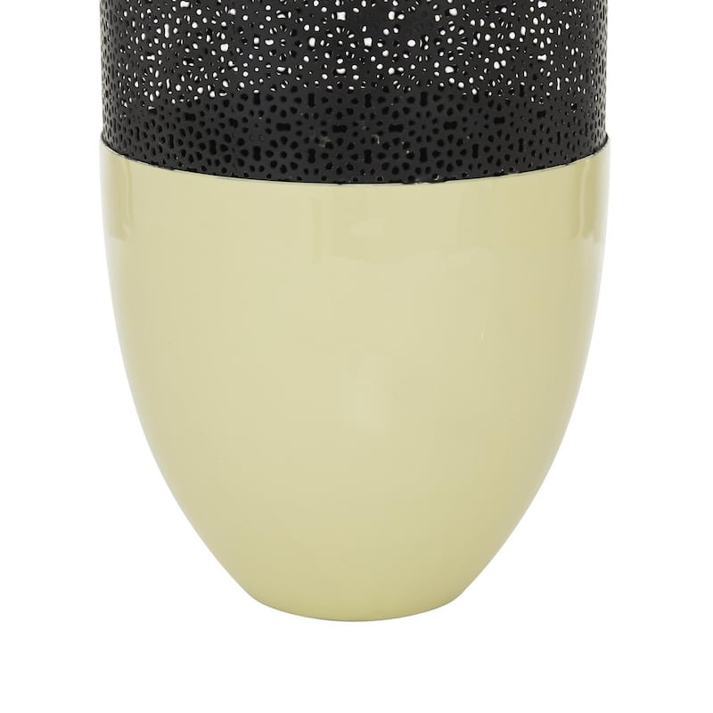 Metal Vase - Yellow or White - Roche River Decor