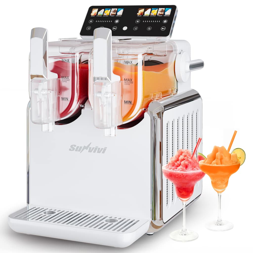 Dual-Tank Slushie Maker with Rapid Chill Technology & 5 Drink Settings