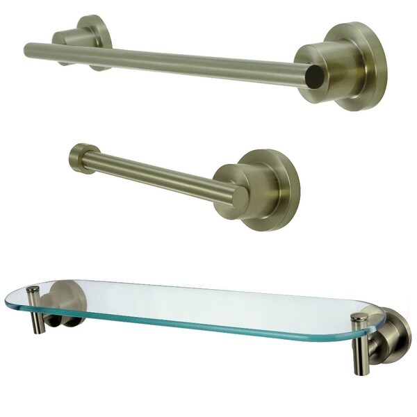 Kingston Brass BAK821289 Concord Bathroom Hardware Set - Brushed Nickel