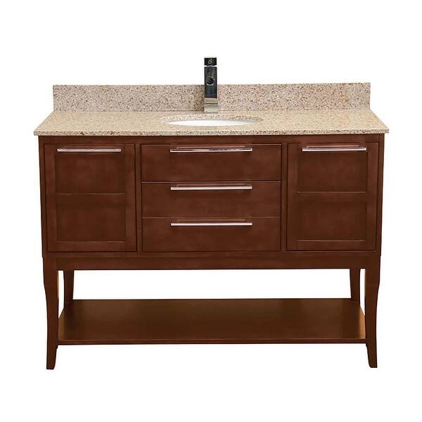 Shop Decolav 5233 48 Aura 49 Freestanding Vanity Set With Birch