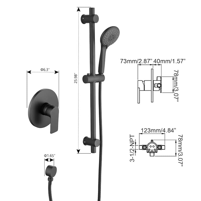 Rain Handheld Shower Head