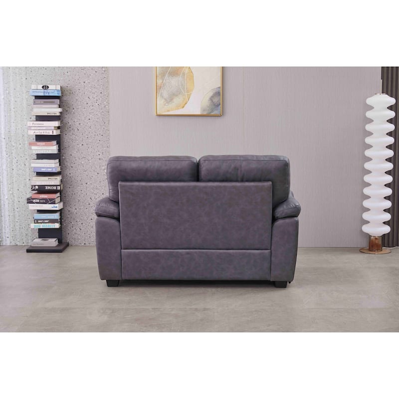 58.7'' Wide Faux Leather Loveseat