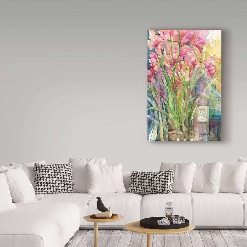 Annelein Beukenkamp 'Orchid Gathering' Canvas Art
