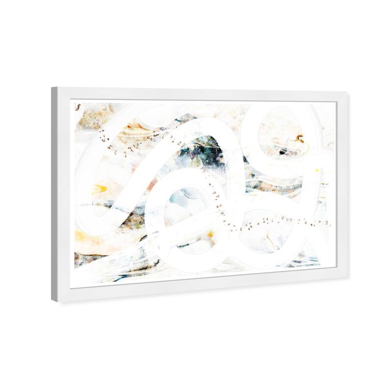 Wynwood Studio Prints Abstract Daena White and Modern & Contemporary Wall Art Canvas Print