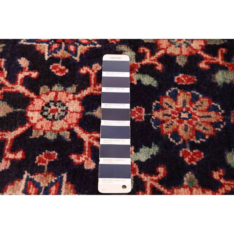 ECARPETGALLERY Hand-knotted Anadol Dark Navy Wool Rug - 3'0 x 9'0