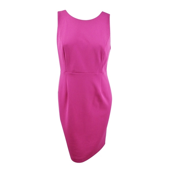 fuchsia sheath dress