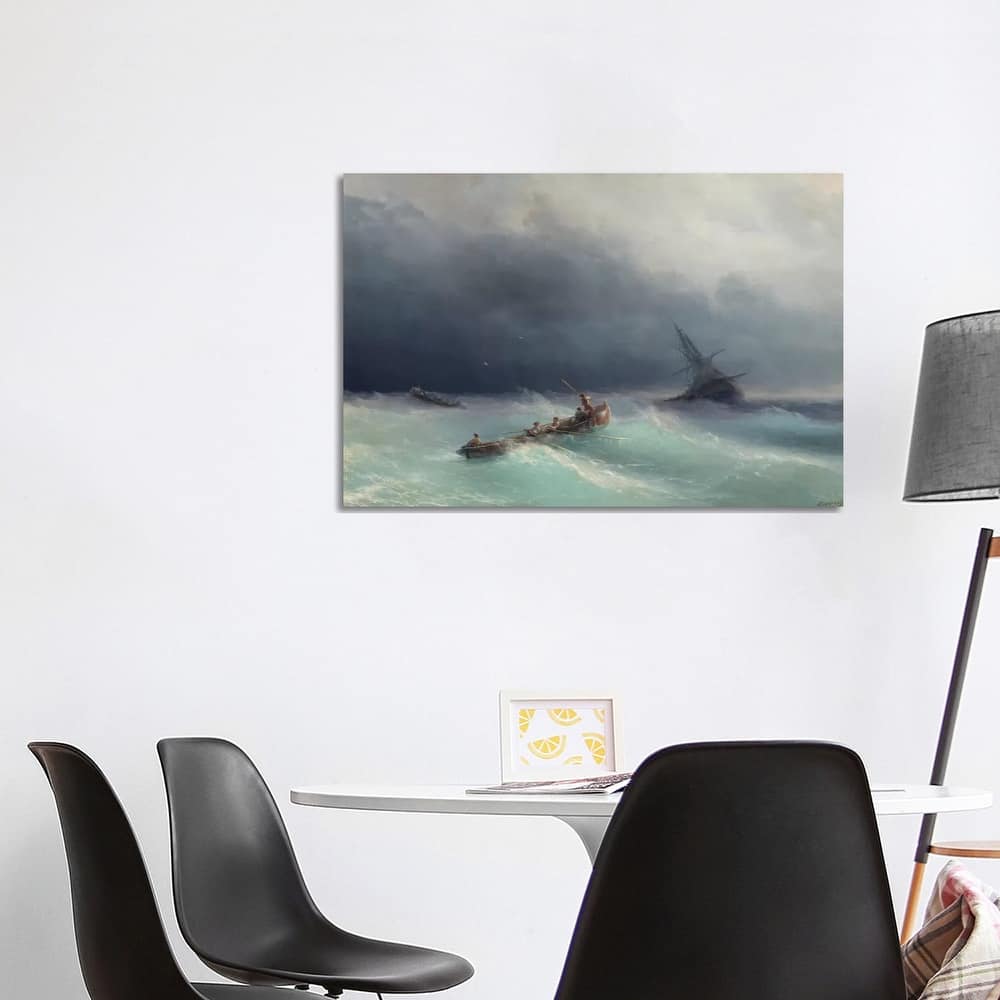 iCanvas "Storm at Sea" by Ivan Aivazovsky Canvas Print