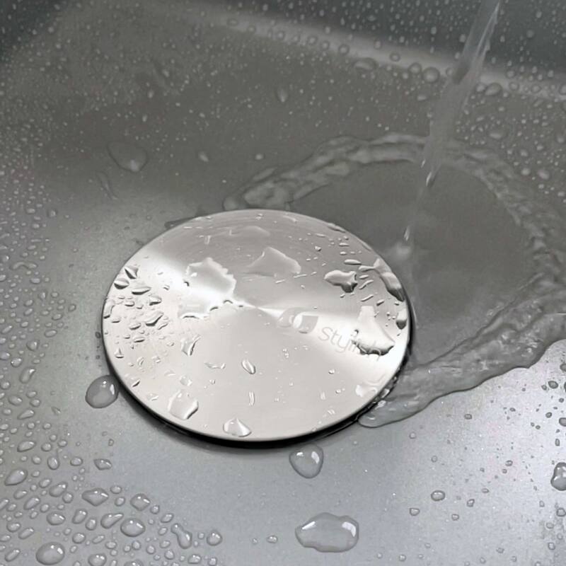 STYLISH CapFlow Drain Cover 3.5 inch Opening - Stainless Steel