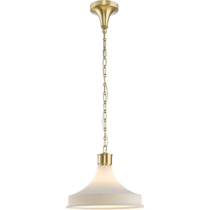 Progress Lighting P500478 Graelyn 14" Wide Pendant with Opal Glass