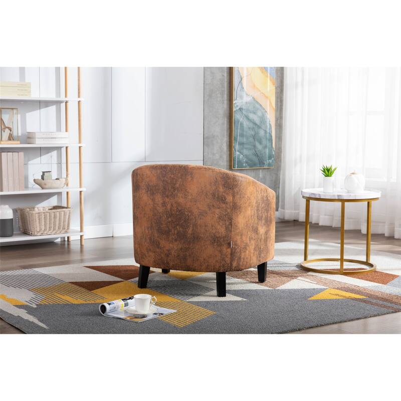 Club Chairs with nailheads and solid wood legs