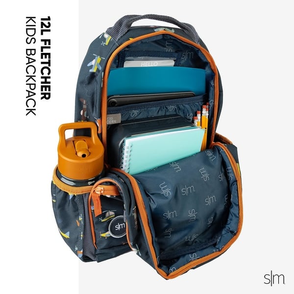 Medium Toddler Backpack for School Girls and Boys Kindergarten Elementary Kids  Backpack Fletcher Collection Kids - 15" - Bed Bath & Beyond - 42714387