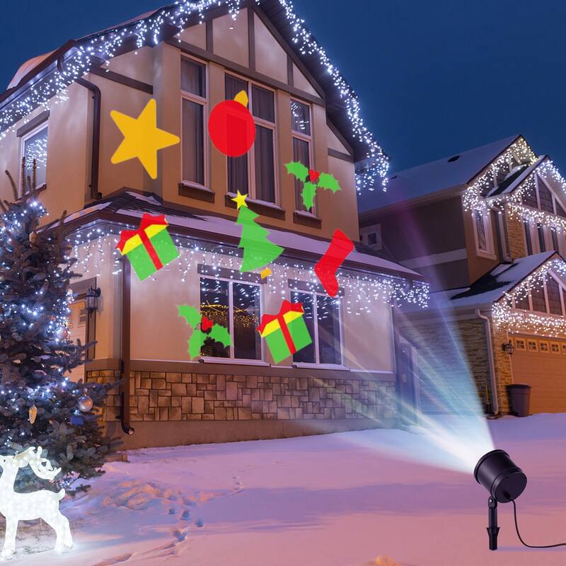 Costway Christmas Projector Light LED Projection Lamp with Lawn Stake - See Details
