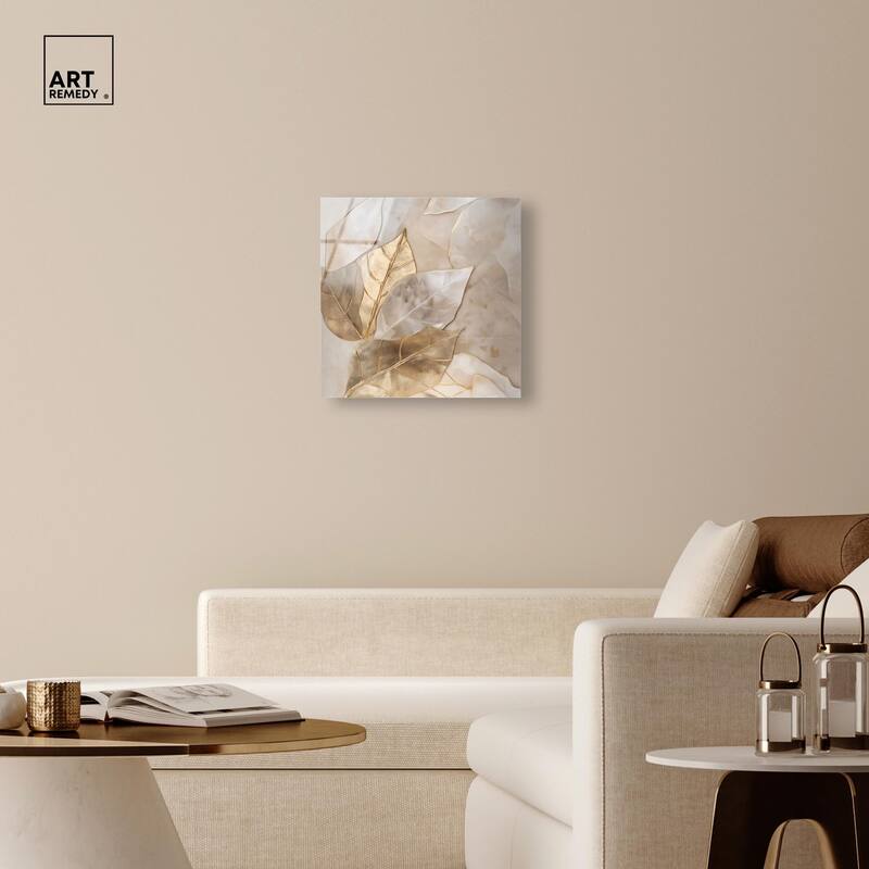 Golden Boughs Acrylic by Art Remedy, Ready to Hang