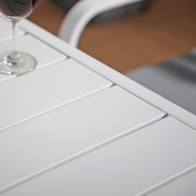 35" x 35" Aluminum Outdoor Square Dining Table