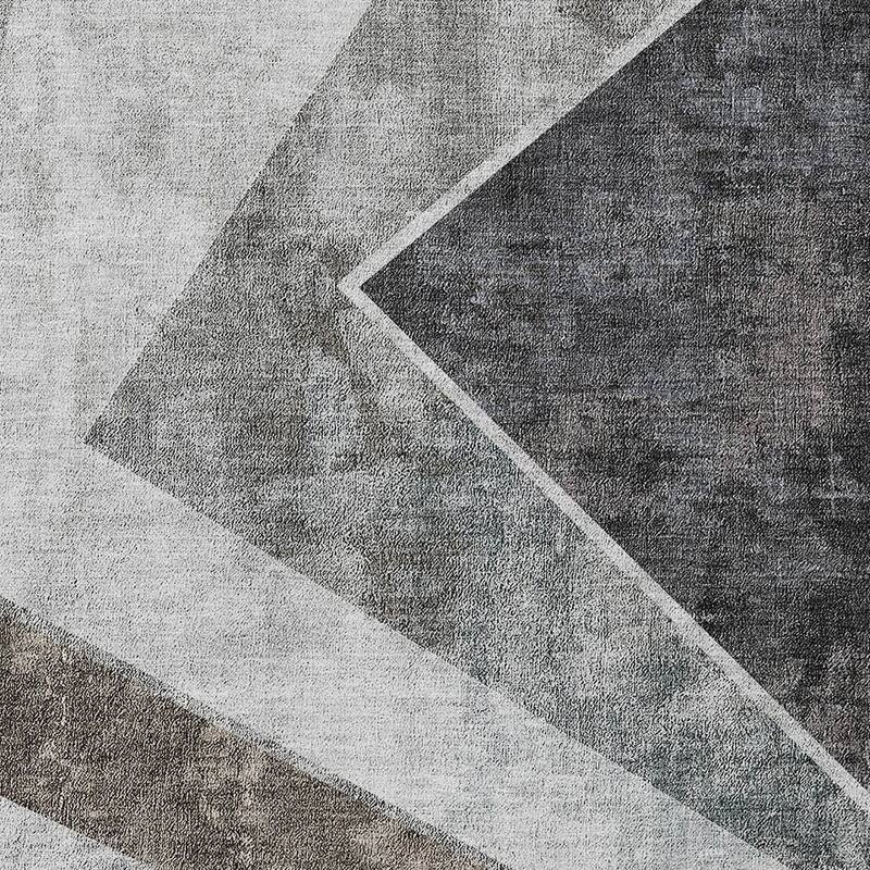 HomeRoots Geometric Transitional Rectangle Outdoor Rug