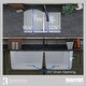 preview thumbnail 54 of 64, Karran Undermount Quartz 32 in. 60/40 Double Bowl Kitchen Sink Kit
