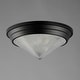 preview thumbnail 7 of 8, Maxim 10399 Hargreaves 3 Light 17" Wide Flush Mount Ceiling Fixture