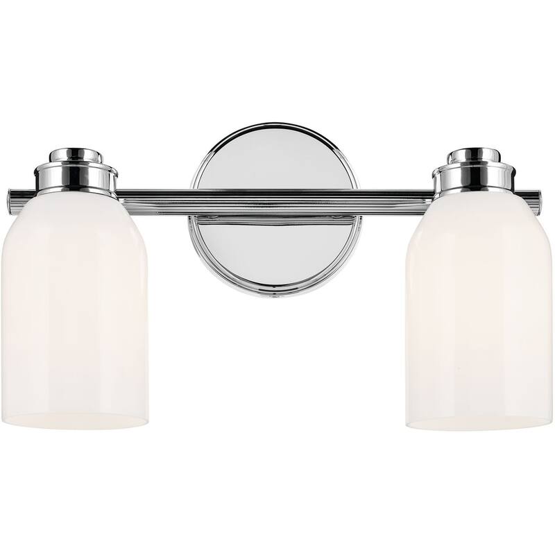 Kichler 55201 Shae 2 Light 15" Wide Vanity Light with Glossy White