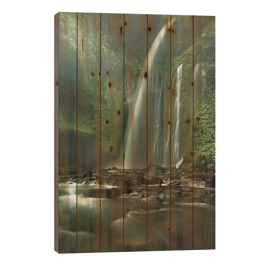 Tiu Kelep Print On Wood by Adhi Prayoga - Multi-Color