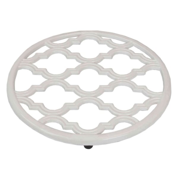 Home Basics Moroccan Lattice Collection Cast Iron Trivet. Opens flyout.