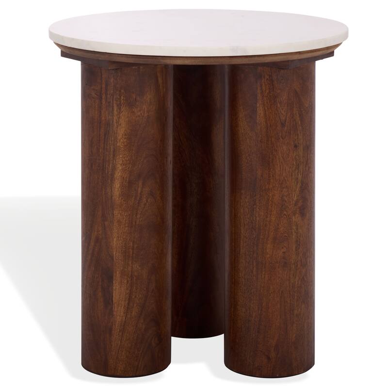 SAFAVIEH Couture Soniaclara Marble Accent Table - 20"W x 20"D x 22"H