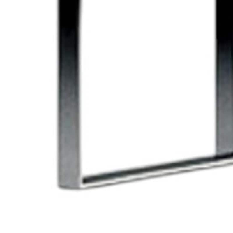 HomeRoots 67" White And Silver Metal and Wood Three Tier Etagere Bookcase