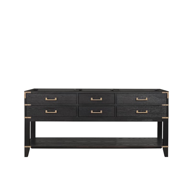 Norwalk Bath Vanity - 72 - Black Oak