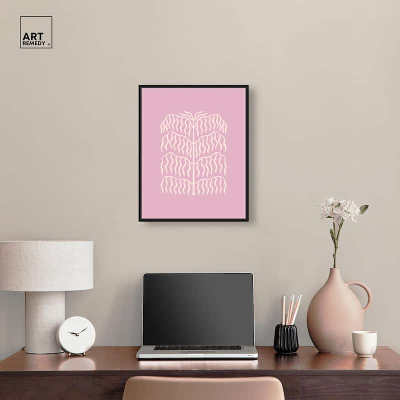 Lavender Mauve Canvas by Art Remedy