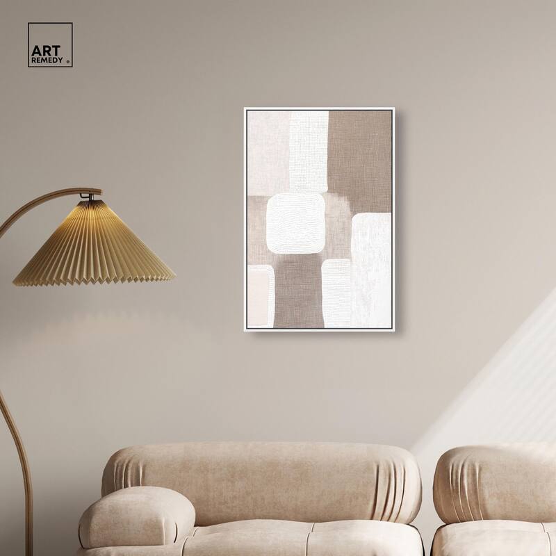 Stucco Squares I Canvas by Art Remedy