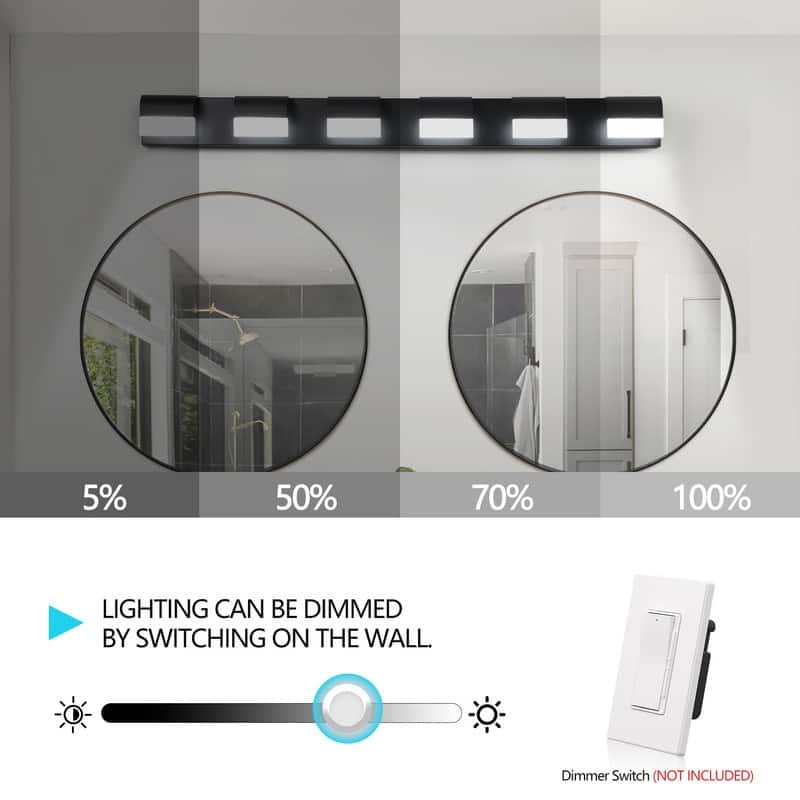 Elegant LED Bathroom Vanity Lighting – Modern Wall-Mounted Mirror Lights for Vanity & Bathroom Décor‌