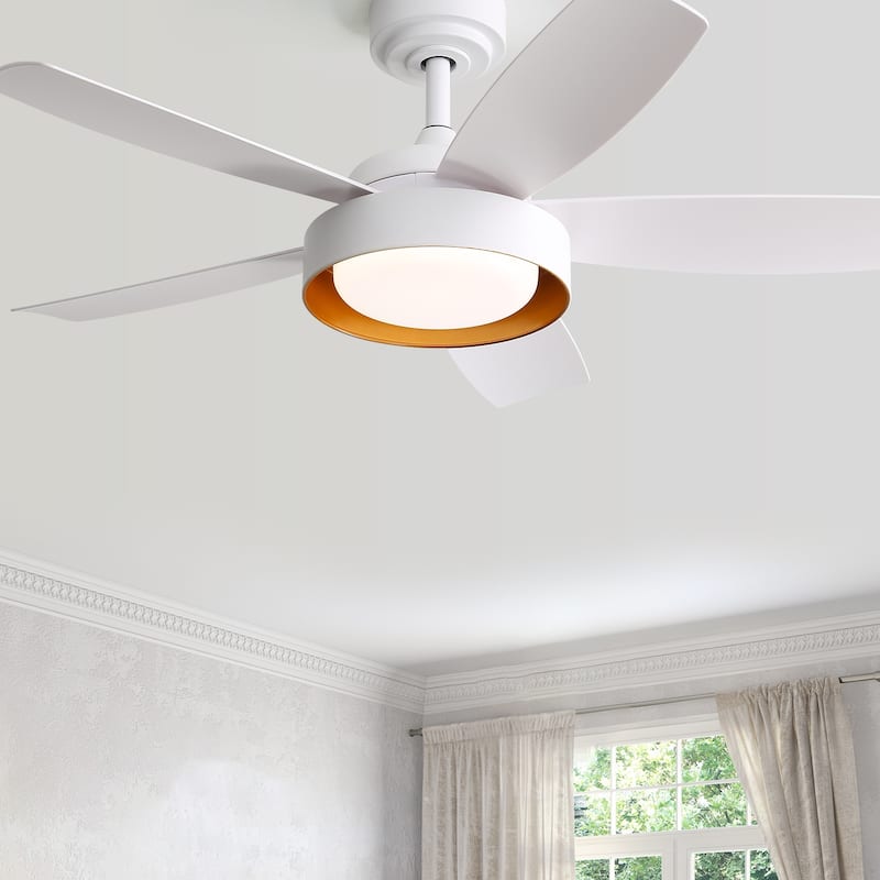 42 Inch Ceiling Fan with Lights and Remote Control Bedroom Ceiling Fan Noiseless