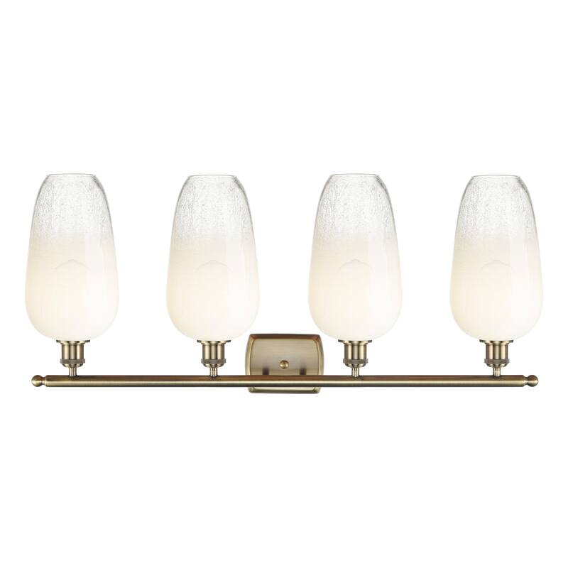 Innovations Lighting Endless Possibilities Ballston - Brookhaven Flute - 4 Light 37" Bath Vanity Light