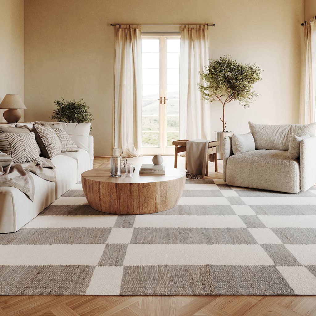 Nuloom Avenelle Jute Modern Farmhouse Area Rug