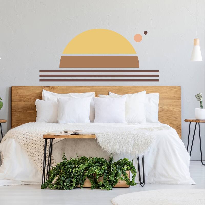 Very Gay Paint Rise Up Lights Modular Mural Peel and Stick Wall Decals