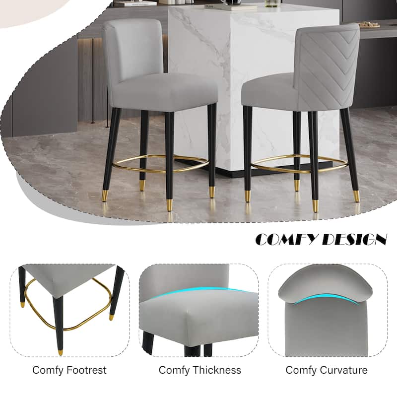Counter Height Chair Side Dining Chair Set of 2