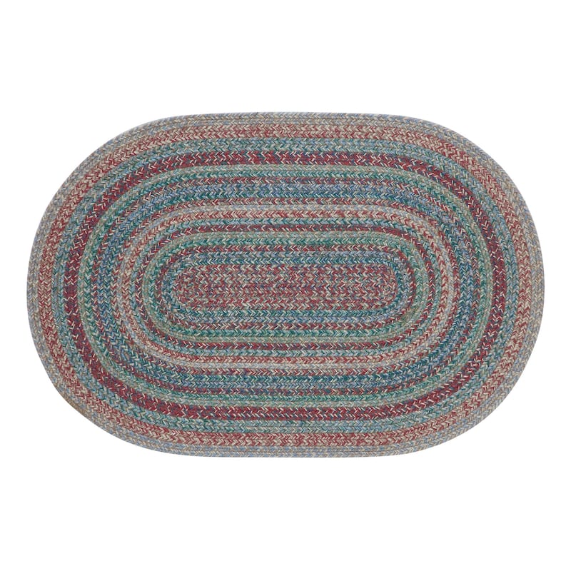 Multi Jute Rug Oval w/ Pad 24x36
