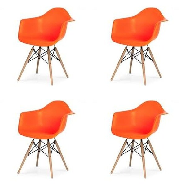 Plastic bucket dining chairs discount