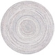 preview thumbnail 78 of 79, SAFAVIEH Handmade Braided Lilie Country Cotton Rug 5' Round - Light Grey - Round