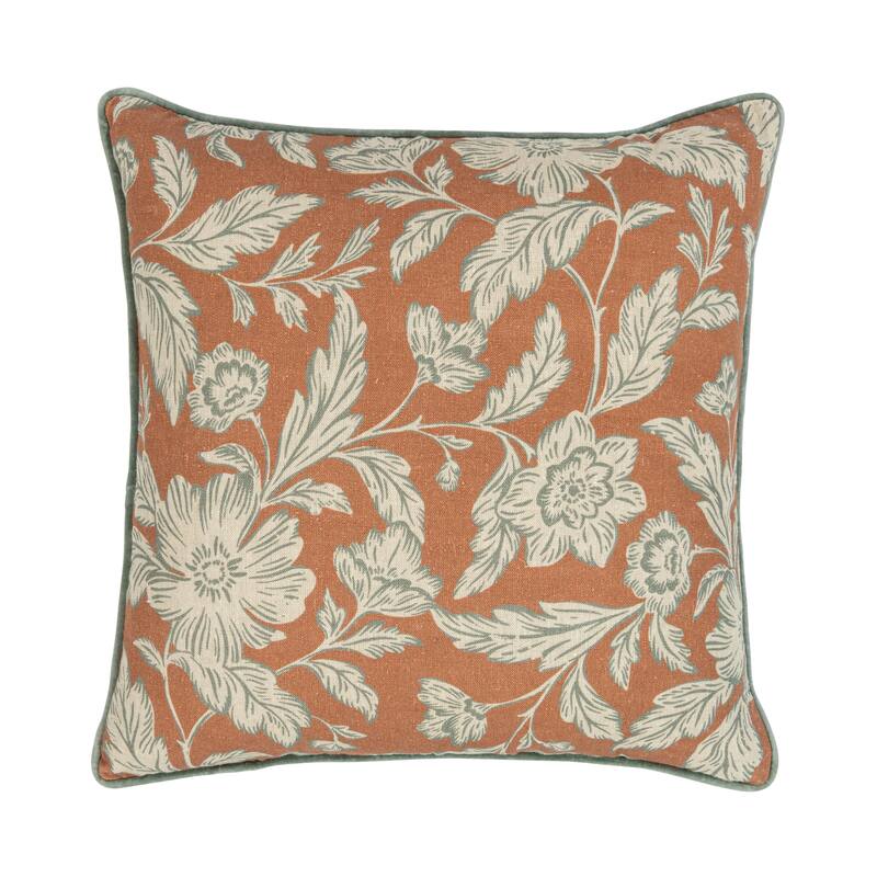 Villa by Classic Home Davenport Linen Fabric Throw Pillow