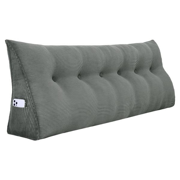 WOWMAX Headboard Reading Wedge Pillow Back Support Bed Rest TV Watch - On  Sale - Bed Bath & Beyond - 31733542