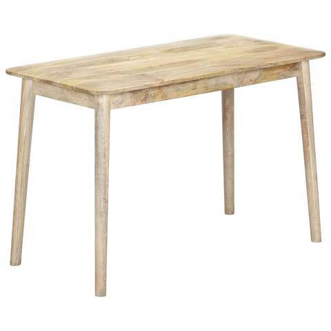 vidaXL Dining Table 45.3"x23.6"x29.9" Solid Mango Wood - 45.3" x 23.6" x 29.9"