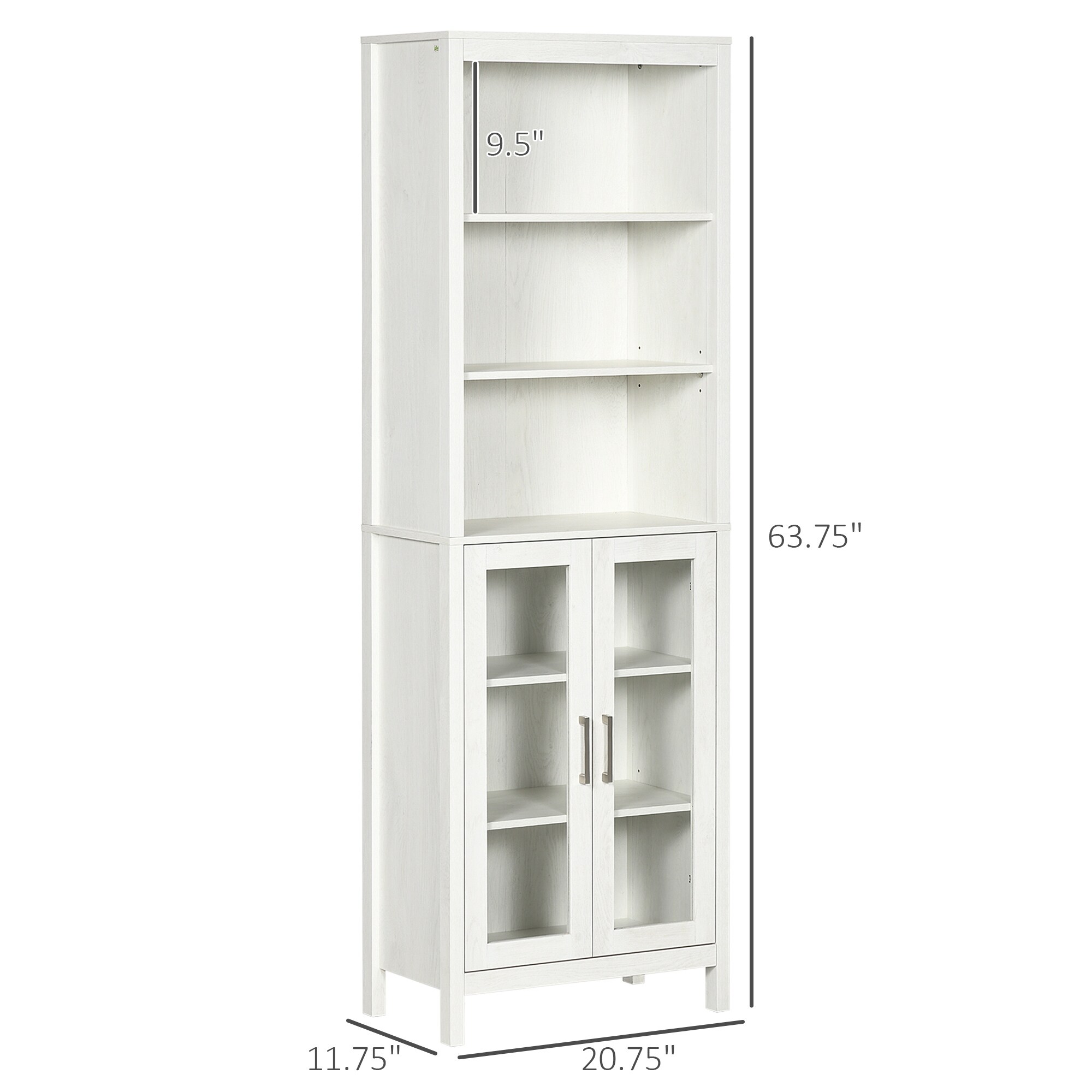 kleankin Tall Bathroom Storage Cabinet, Freestanding Linen Tower with  3-Tier Open Adjustable Shelves, Cupboard and Drawer, Narrow Slim Floor  Organizer
