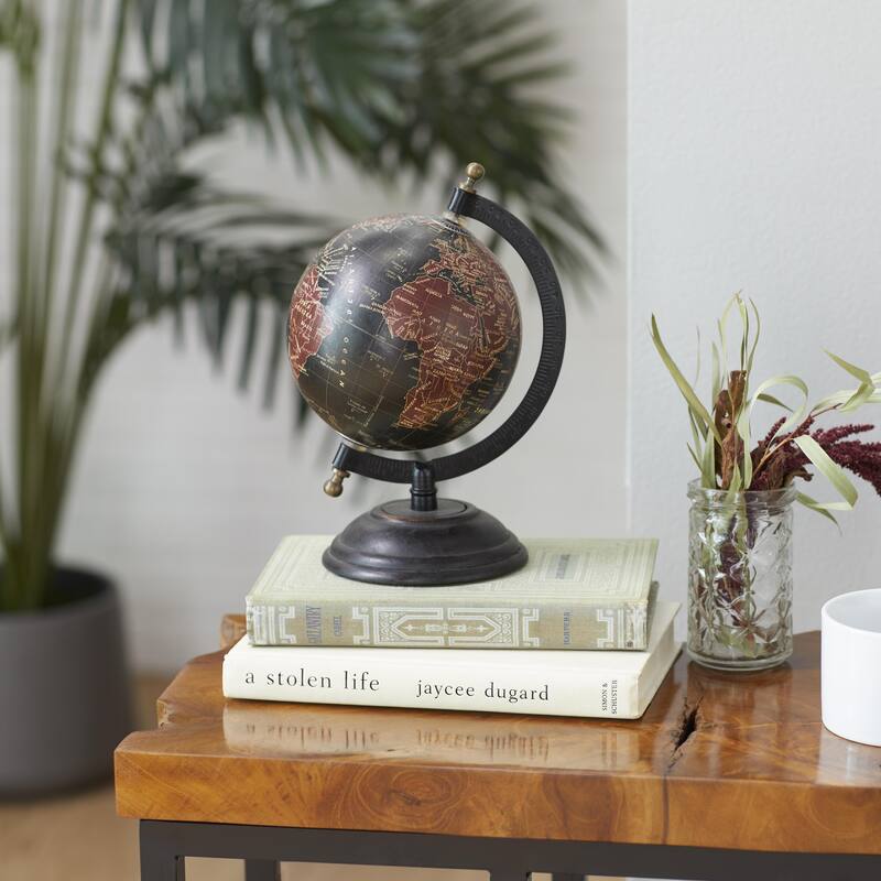 Mango Wood Globe - Cream or Black - Roche River Decor