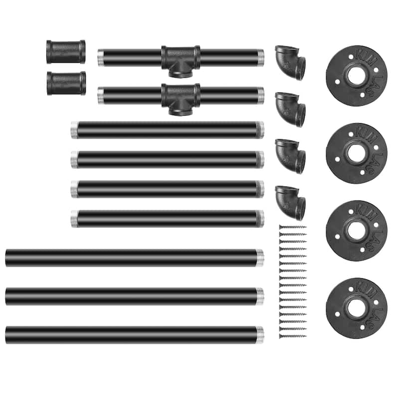 Industrial Pipe Wall Garment Clothes Rack Hanging Rod